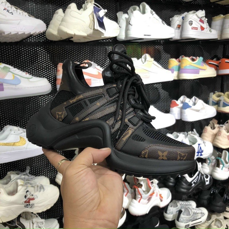 Giày LV. Archlight full đen hàng 1:1 chất lượng