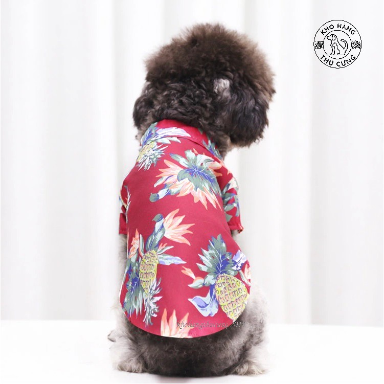 ÁO SƠ MI DỨA- ĐỎ (Size từ 1- 40kg)