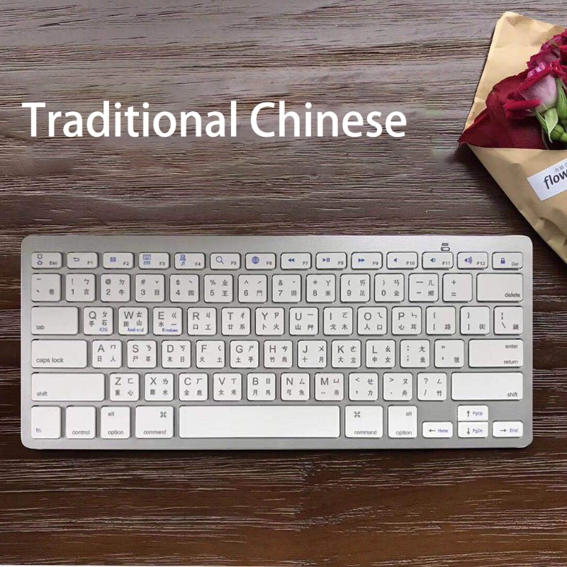 Bàn Phím Không Dây Cho Tablet / Laptop / Điện Thoại