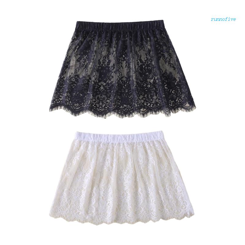 Áo Sweater Giả Viền Ren Rỗng Có Thể Tháo Rời
