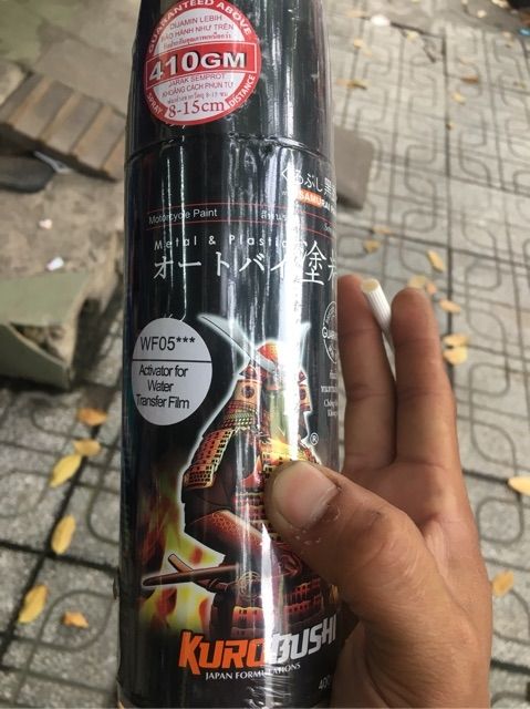 COMBO SAMURAI FILM NHÚNG CACBON ĐEN VÀ CHAI KÍCH HOẠT WF05