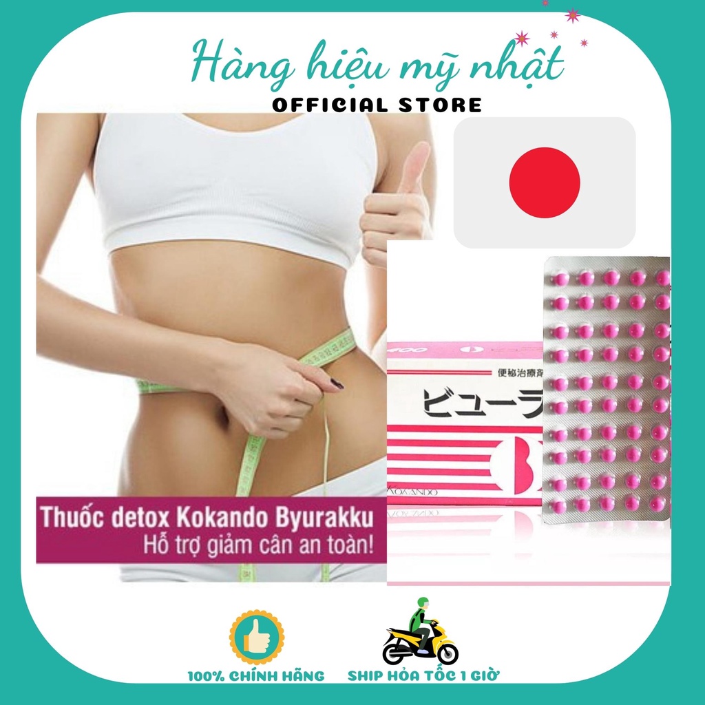Vỉ 50 Viên Uống Nhuận Tràng Detox Kenton Diet Kokando - Nhật Bản