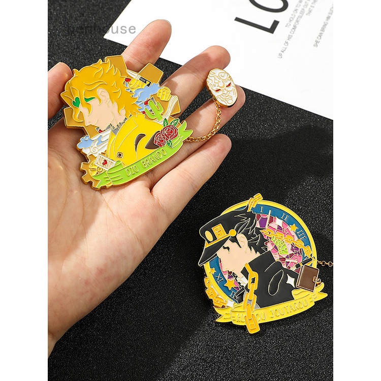 Ghim cài áo hợp kim kẽm thiết kế nhân vật hoạt hình JOJO's Bizarre Adventure