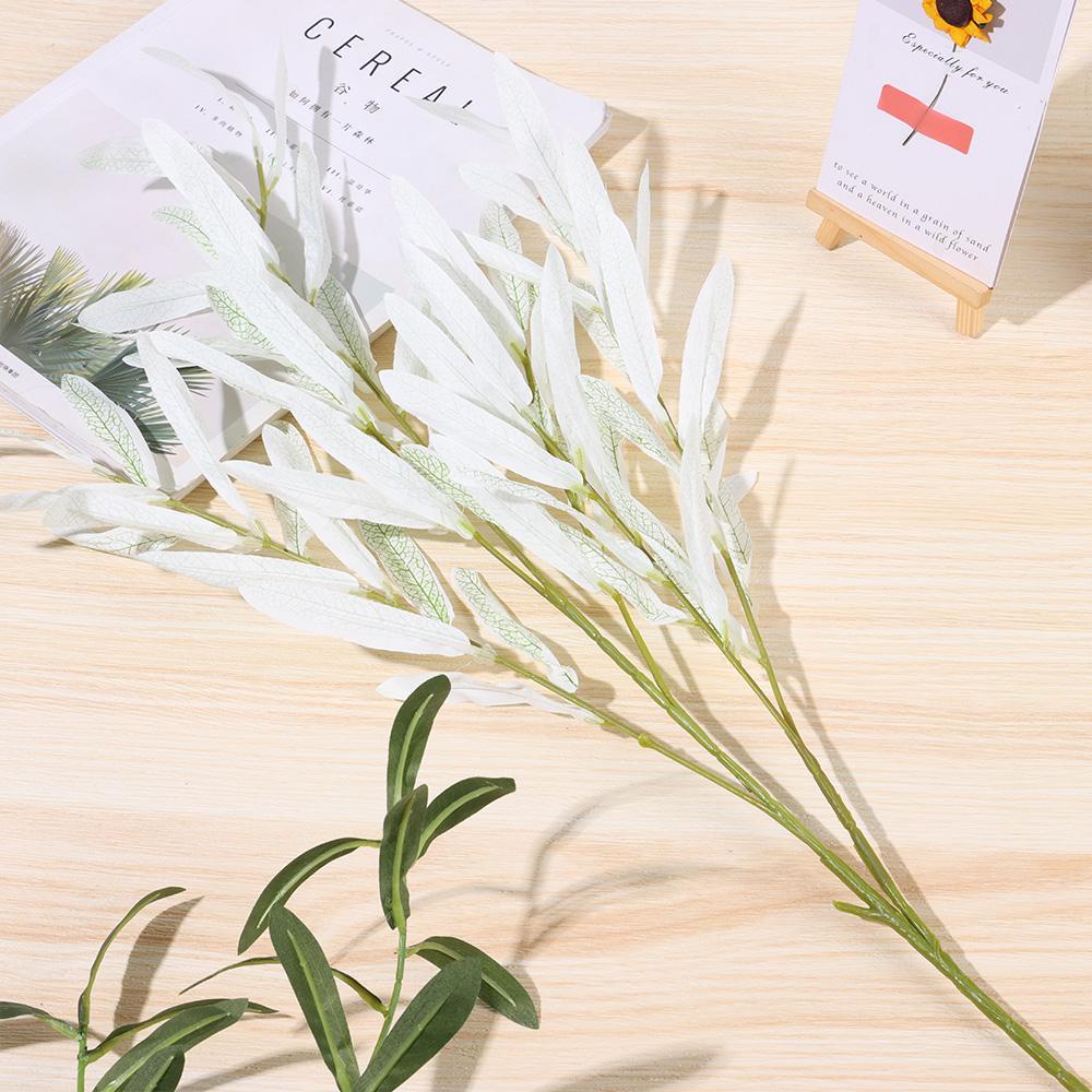 KUNHEV Nhánh Cây Ô Liu Nhân Tạo Dùng Trang Trí Tiệc Cưới DIY