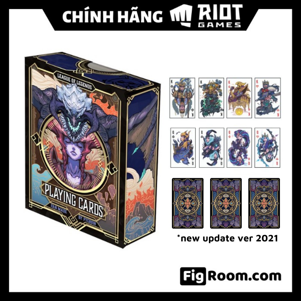 Bộ bài tây LMHT (55 lá) - LoL playing card: Call of Elements - Bài tây Liên Minh ...