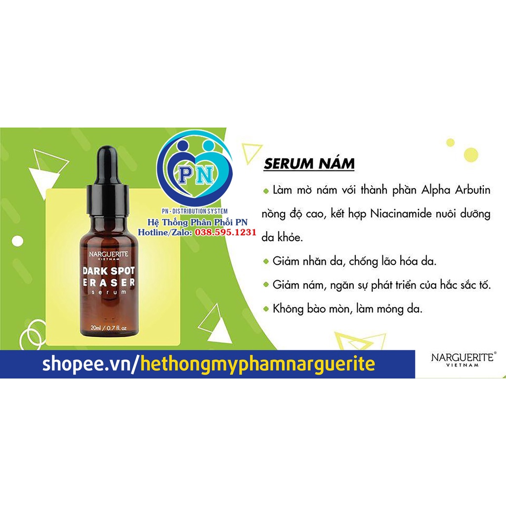 SERUM GIẢM NÁM, TÀN NHANG DARK SPOT ERASER NARGUERITE