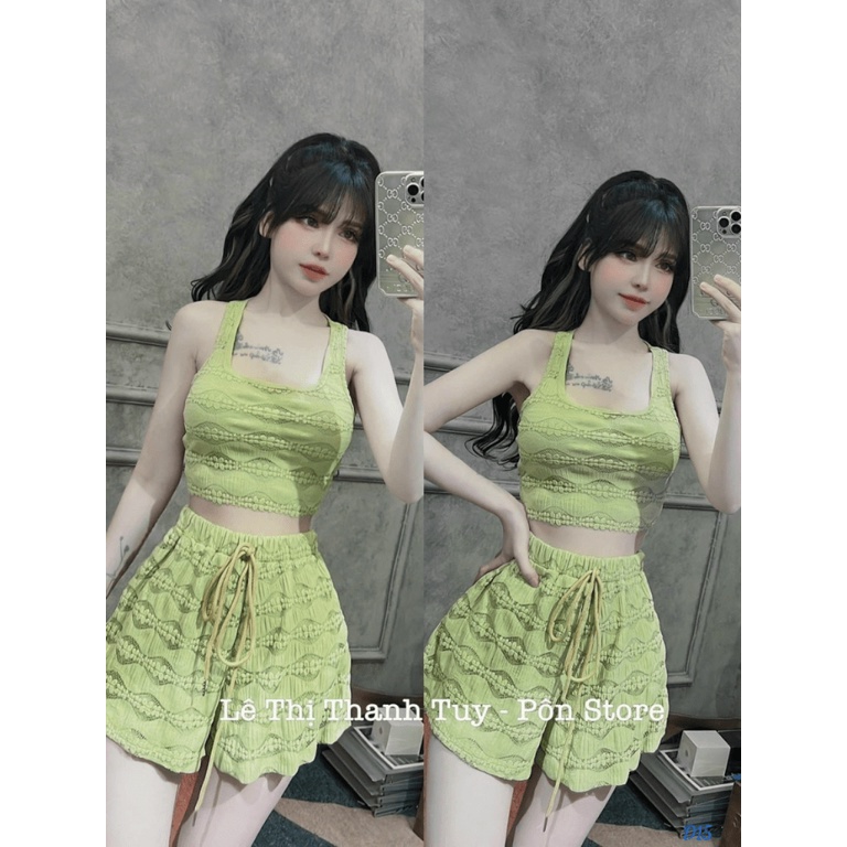 SET ĐÙI LEN REN SIÊU XINH, MẶC SIÊU THOẢI MÁI UP Shop Valentina