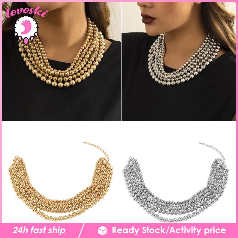 Vòng Cổ Choker 5 Lớp Phong Cách Retro Thời Trang