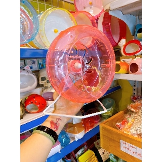 wheel silent 19cm dành cho hamster/sóc/nhím