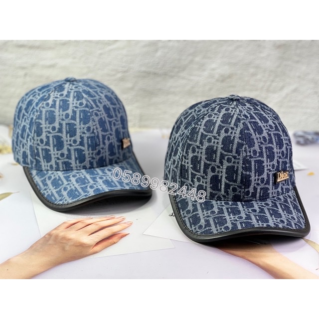 Nón kết lưỡi trai vải rin viền kết da logo mạc sắt gốc dio cao cấp from chuẩn siêu xịn nam nữ thời trang (Siêu rẻ 1996)