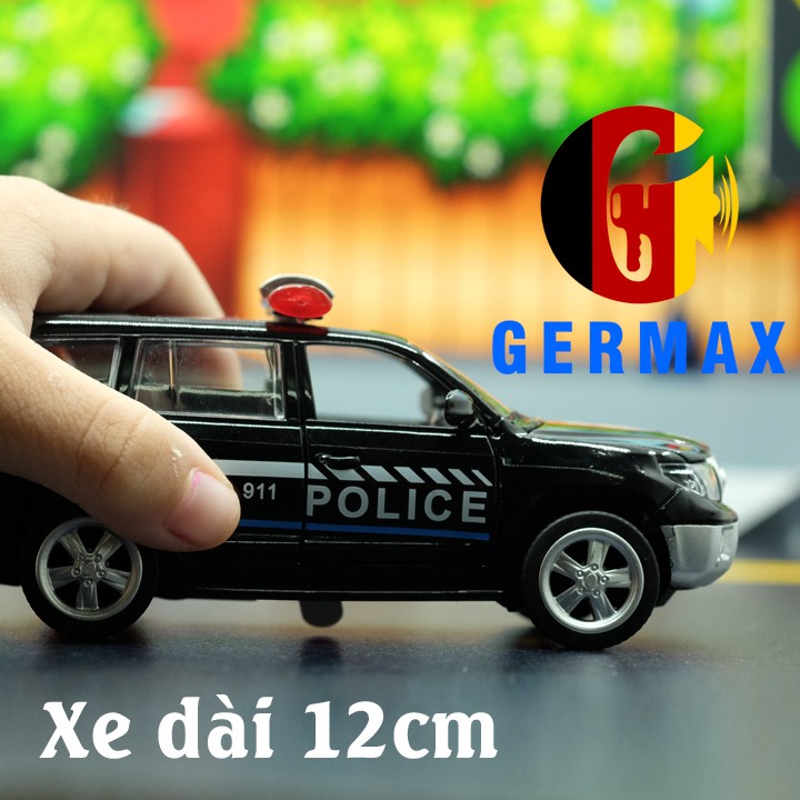 Xe Cảnh Sát Bằng Sắt - Tỷ lệ 1:32, có đèn, âm thanh