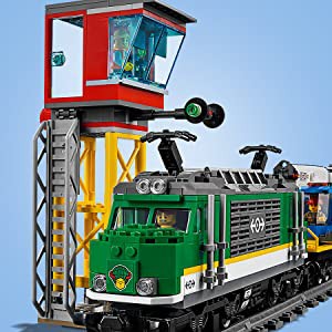 LEGO CITY - 60198 - CARGO TRAIN - XE LỬA VẬN TẢI