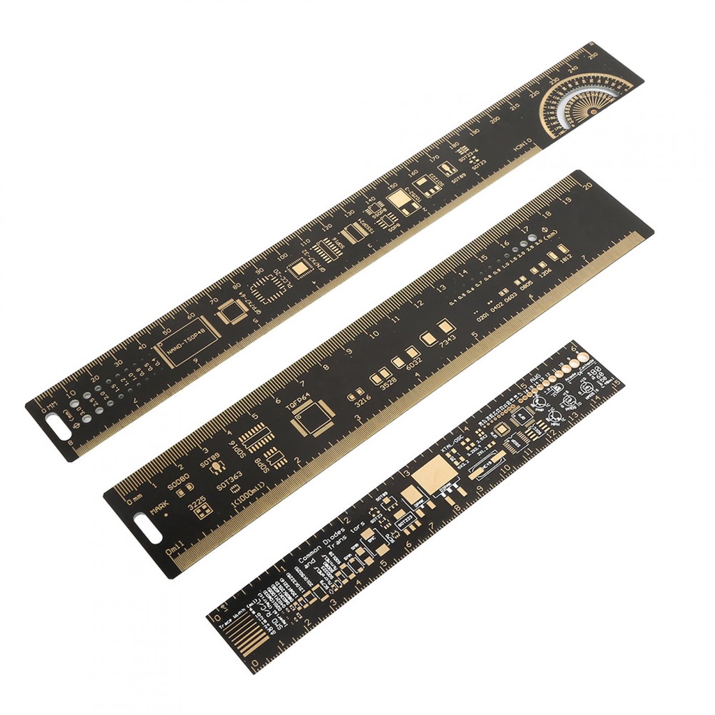 Thước thẳng chất liệu PCB - PCB Ruler