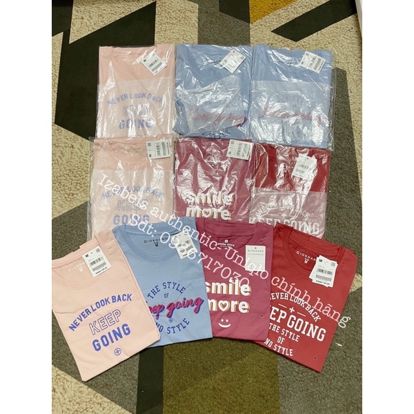Áo phông cotton Giordano chính hãng