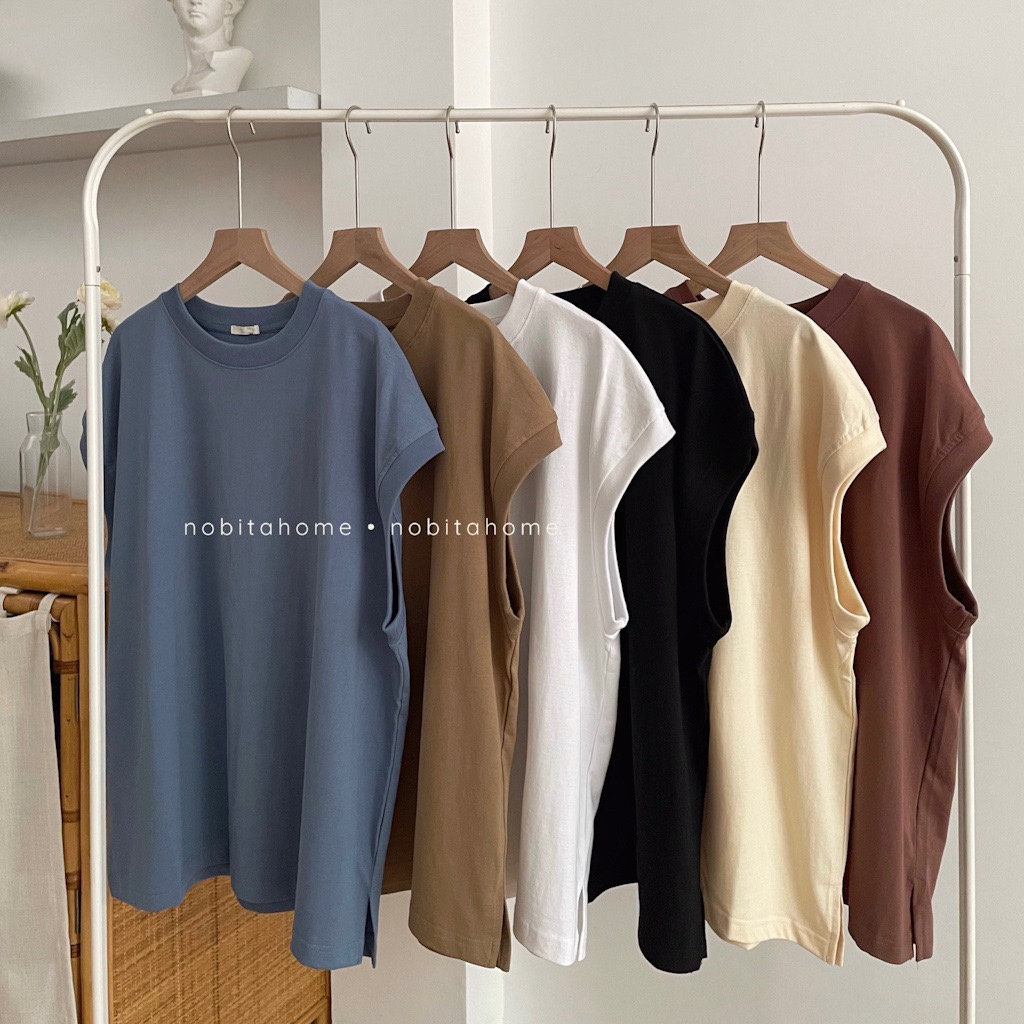 NOOBITA - Áo sát nách tanktop vải 100% cotton 230g form rộng 7632