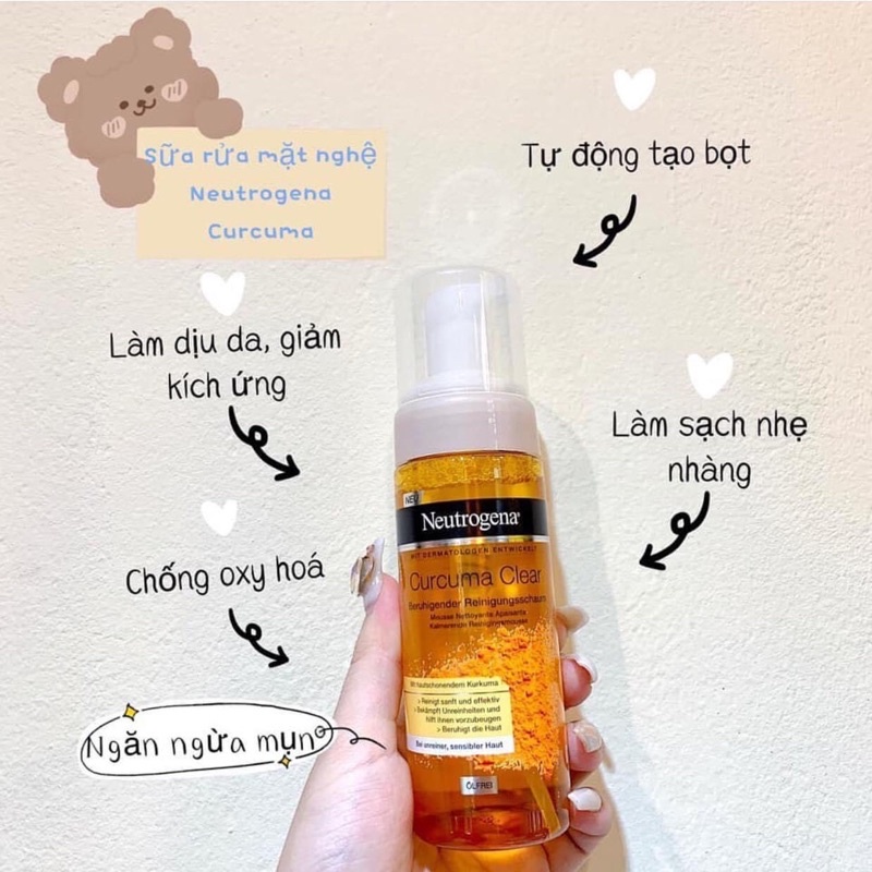 sữa rửa mặt nghệ neutrogena