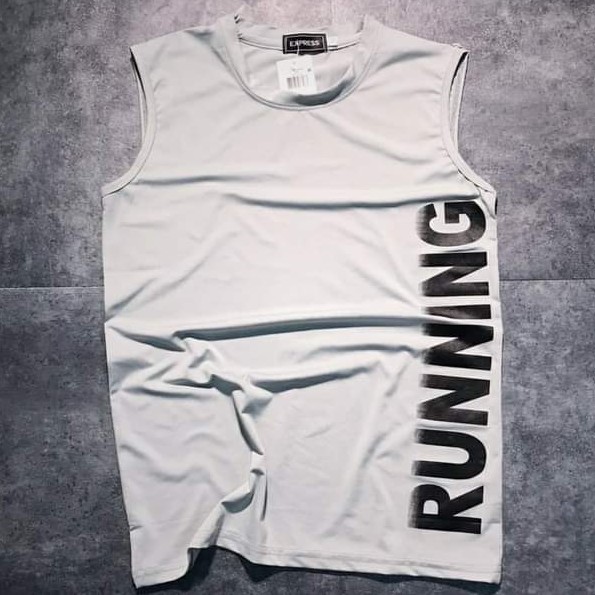 Áo ba lỗ nam In Running form thể thao chất vải thun lạnh thoáng mát mịn màng,co dãn 4 chiều