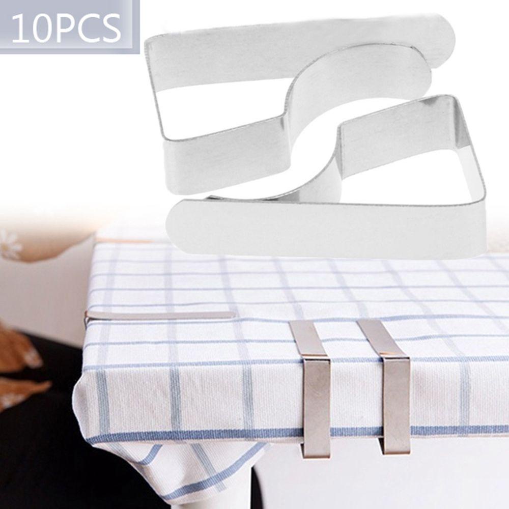 10 Kẹp Khăn Trải Bàn Bằng Thép Không Gỉ