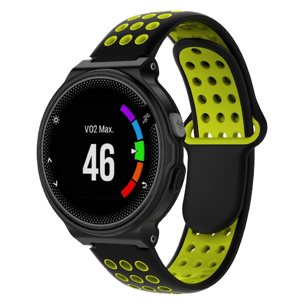 Dây Đeo Silicon Thoáng Khí Thay Thế Cho Đồng Hồ Garmin Forerunner 220 230 235 630 620 735 S20 S6 S5