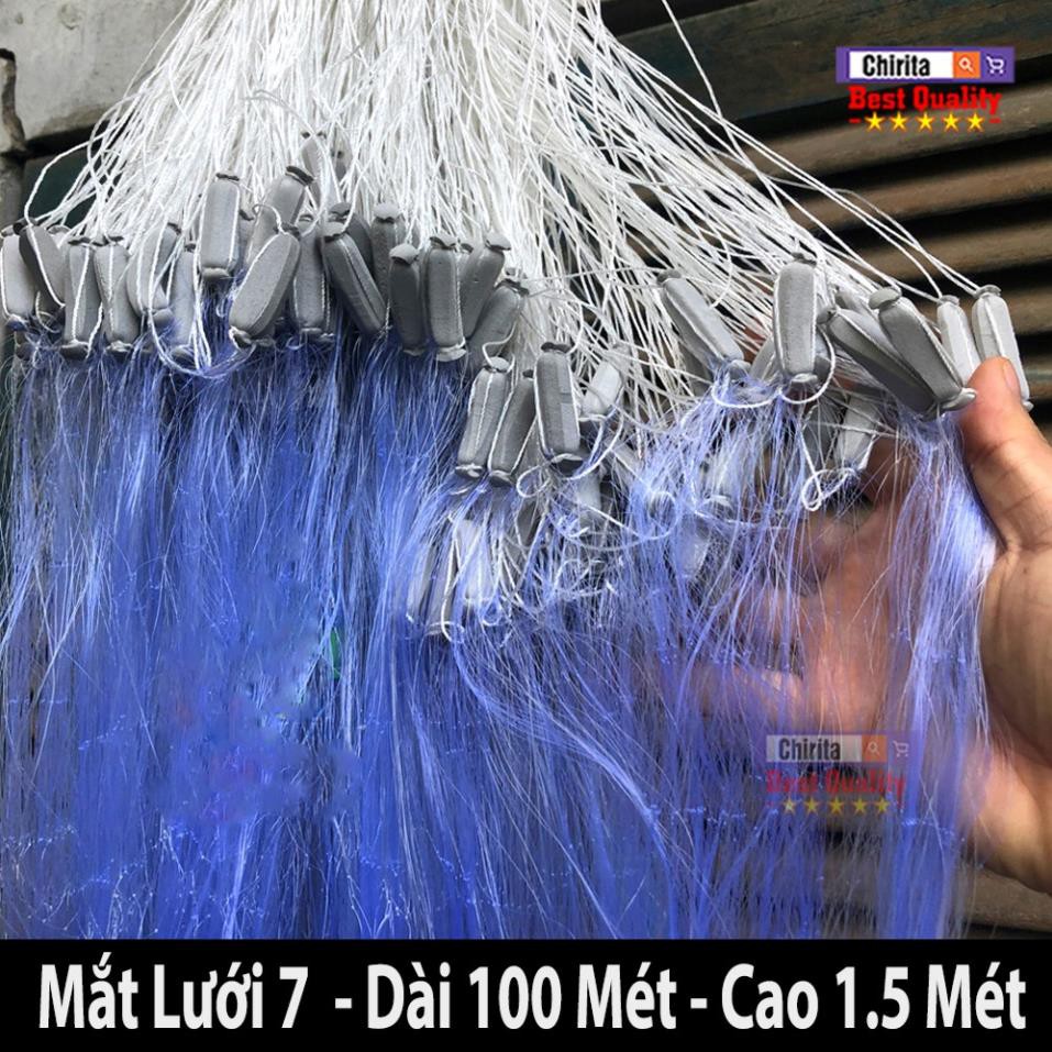 Lưới Đánh Cá 3 Màn loại 1, Chiều Cao 1.5 Mét, Dài 100 Mét, Đủ Size Mắt Lưới 3cm, 4cm, 5cm, 6cm, 7cm, 8cm