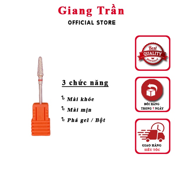 Đầu mài 3in1 với 3 công dụng làm nail vô cùng tiện ích