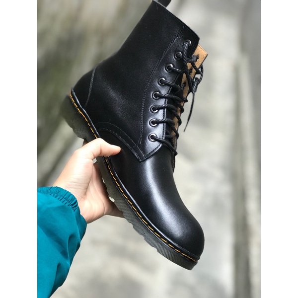 (FULL BOX) GIÀY BỐT DR CAO CỔ NAM NỮ - DA BÒ BẢO HÀNH 12 THÁNG