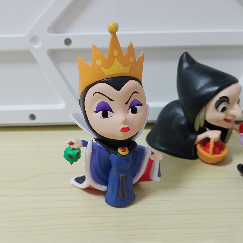 Set 6 Mô Hình Đồ Chơi Nhân Vật Maleficent Evil Queen Cruella de Vil Villains Ursula 101 Dalmatians