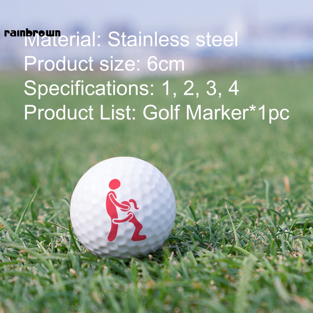 Dụng Cụ Đánh Dấu Bóng Golf Bằng Thép Không Gỉ Tiện Dụng