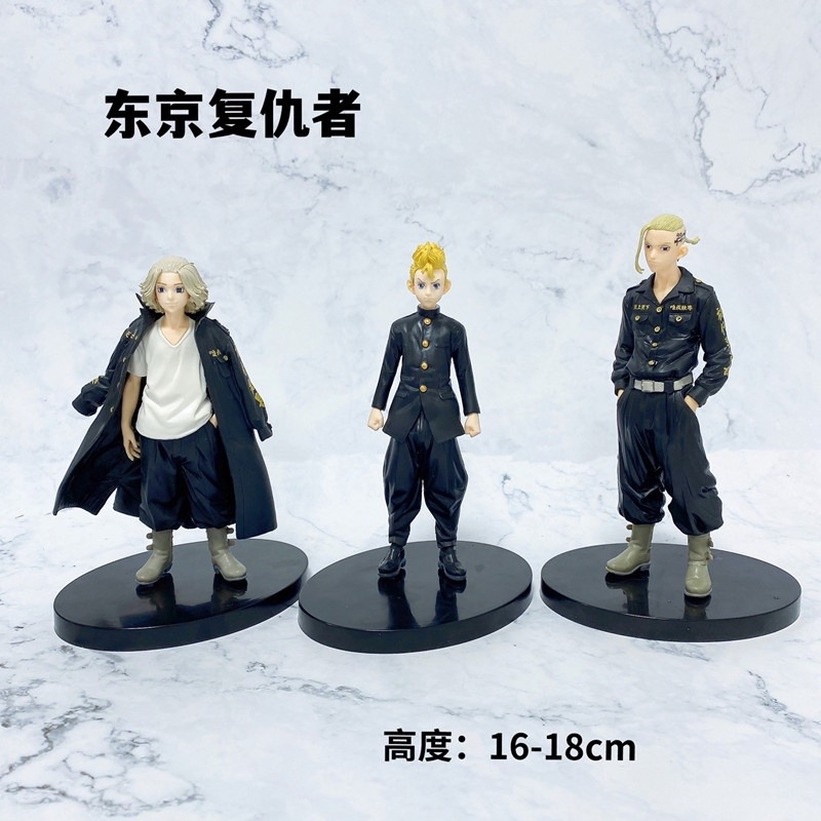 Mô hình đồ chơi nhân vật anime Tokyo Revengers Mikey/Draken bằng PVC thích hợp làm quà tặng sinh nhật