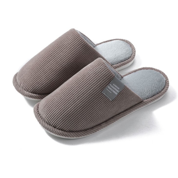 Dép Bông Đi Trong Nhà Cho Nam Nữ Đế Dép Chống Trơn Cao Cấp NineRed - D37