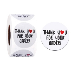 Cuộn Set 500 Sticker Nhãn Dán &quot;Thank You&quot; - MyNa Mart