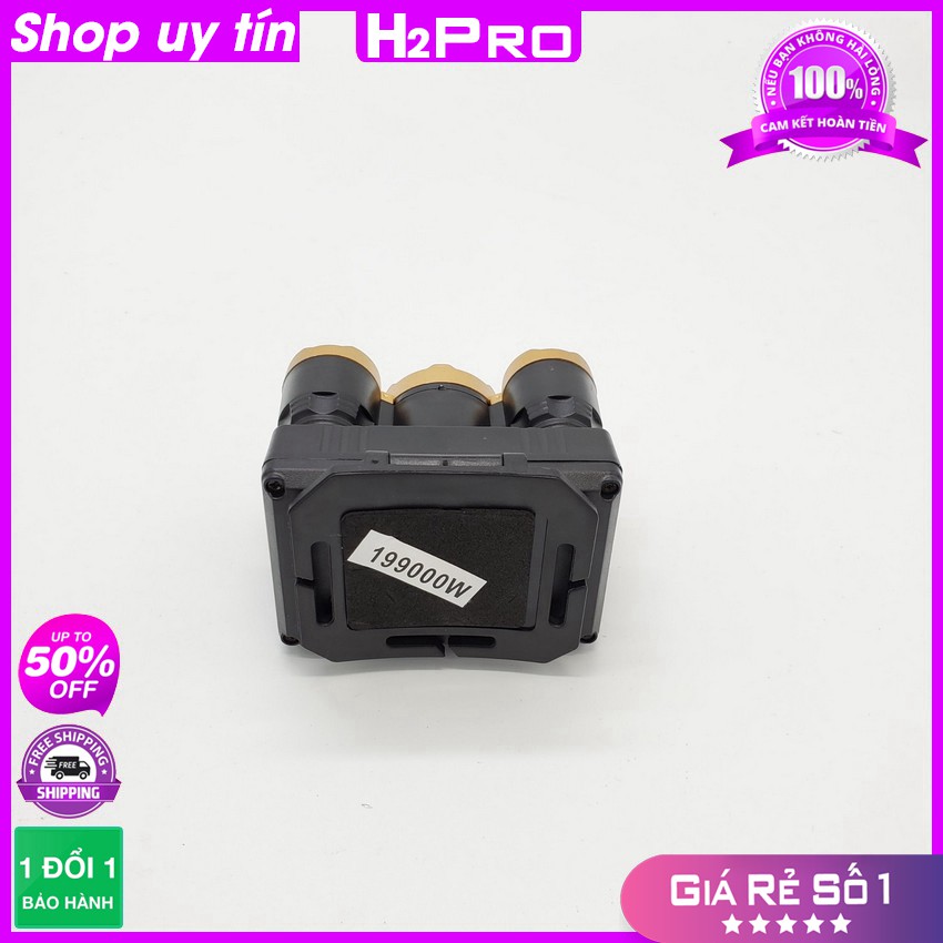 [RẺ VÔ ĐỊCH] Đèn pin đội đầu 5 bóng siêu sáng H2PRO, đèn đội đầu siêu sáng giá rẻ