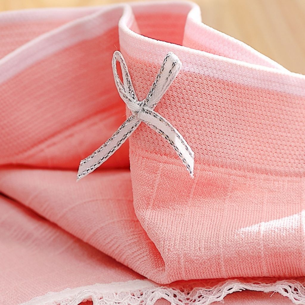 Quần lót nữ cotton ren viền sexy kháng khuẩn khử mùi, Quần chíp nữ đính nơ cute dễ thương JOCOSI L1236