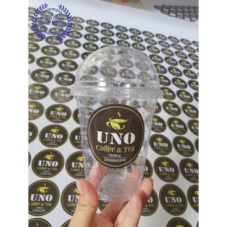 In sticker nhiều màu