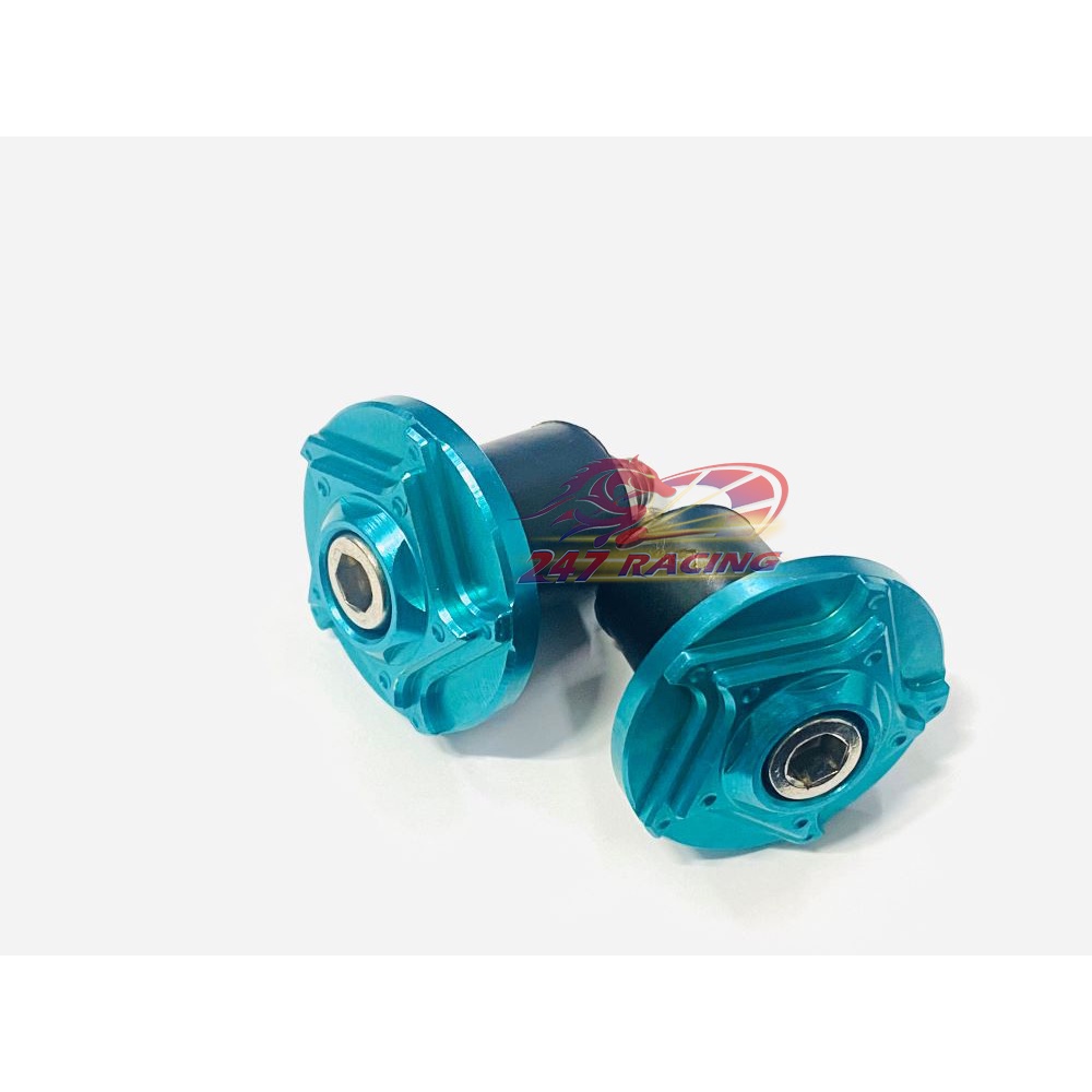 Gù tay lái Titan Xanh Lục GR5 gắn tay lái xe máy Sirius,Exciter,Wave,Dream...nhôm CNC lên màu
