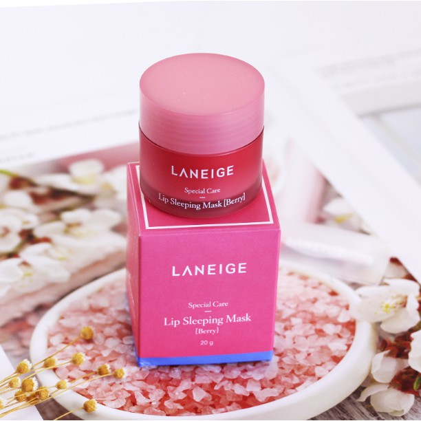 Mặt Nạ Môi Dưỡng Ẩm Loại Bỏ Nếp Nhăn Khi Ngủ Laneige