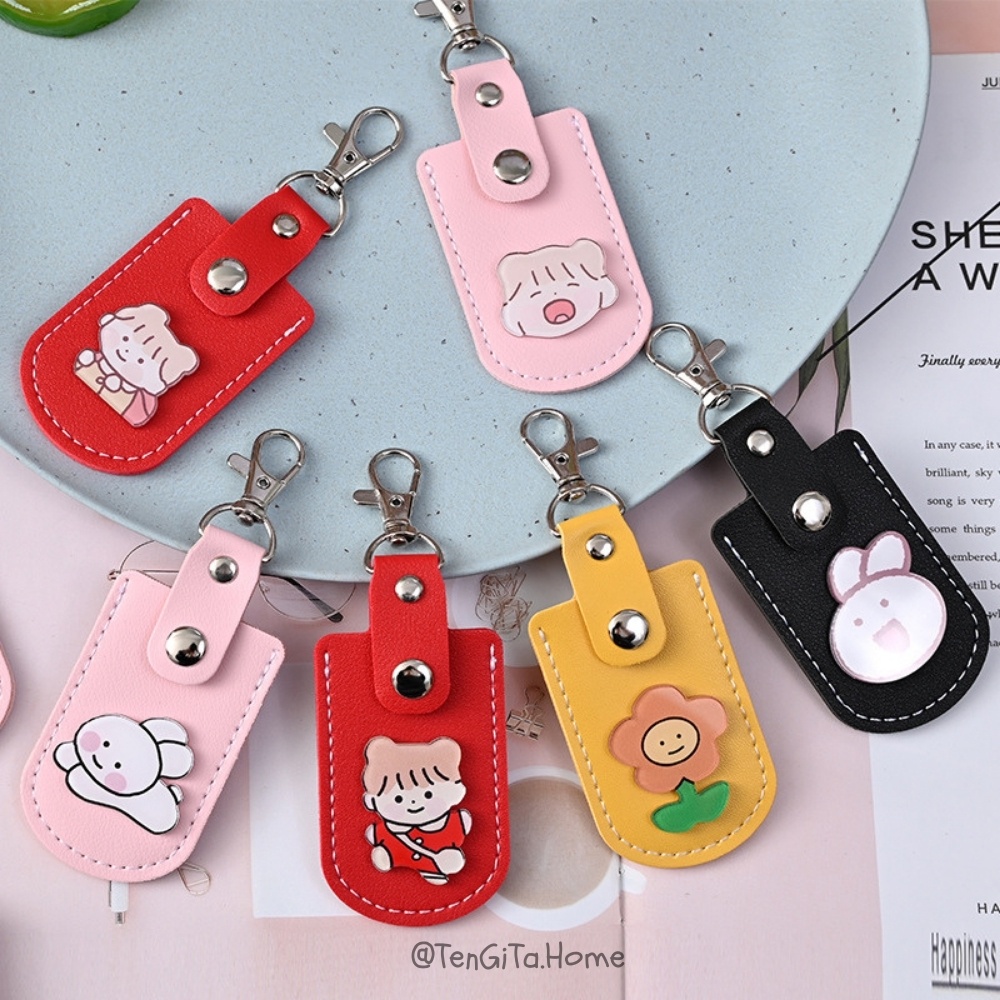 MÓC KHÓA HOẠT HÌNH KIÊM VÍ ĐỰNG CARD NHIỀU HÌNH CÓ THỂ QUÉT CẢM ỨNG