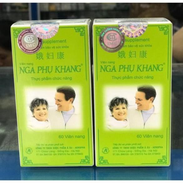 [GIÁ GỐC] Nga Phụ Khang cải thiện u nang buồng trứng hộp 60 viên