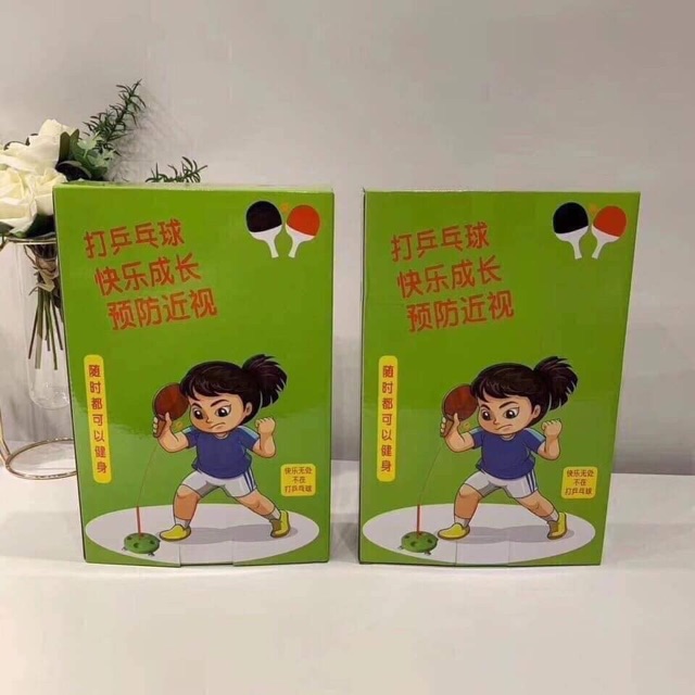 Bộ Đánh Bóng Bàn Tập Phản Xạ Tại Nhà