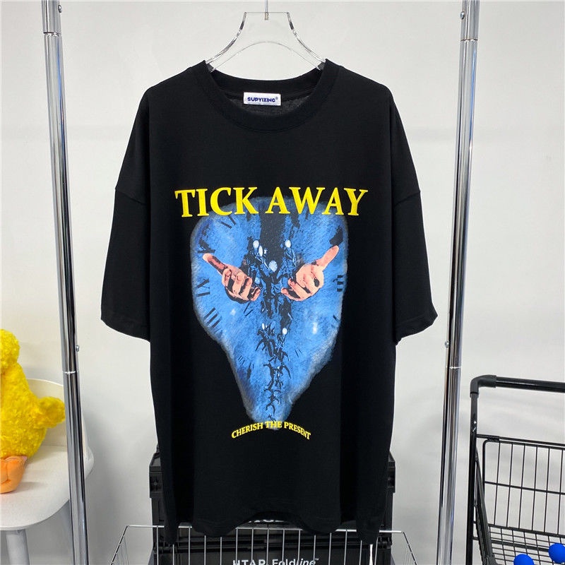 Áo Thun Tay Ngắn In Hình Phong Cách Rock 19B6329 Dành Cho Nam Nữ