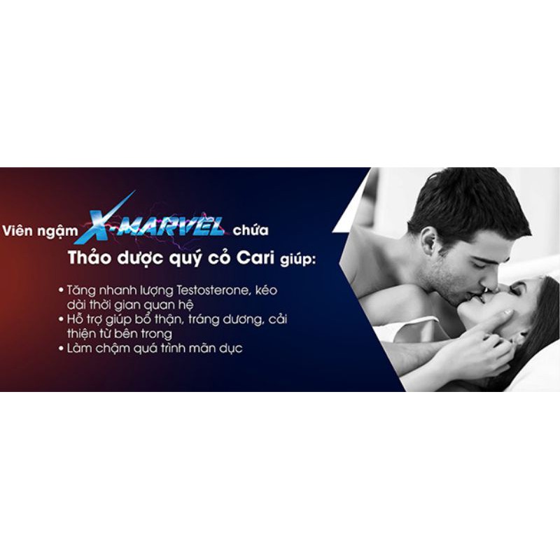 X-MARVEL MAX Hộp 12 Viên Cam Kết Chính hãng