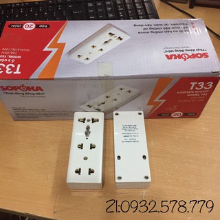Ổ CẮM 3 CỬA SOPOKA T33