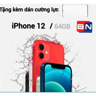 Điện thoại Apple iPhone 12 bản 64GB - Hàng nhập khẩu new 100% + Miếng dán cường lực