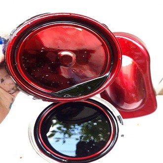 Màu đỏ cherry candy  đóng chai 100gam hệ màu chuẩn, cho xe máy, ô tô đẹp sang trọng, quý phái