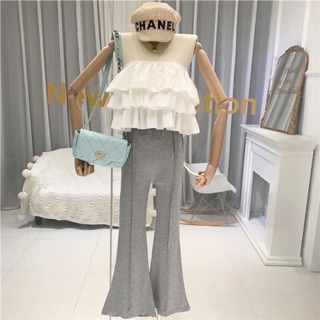 Quần loe gân chất Umi điệu đà