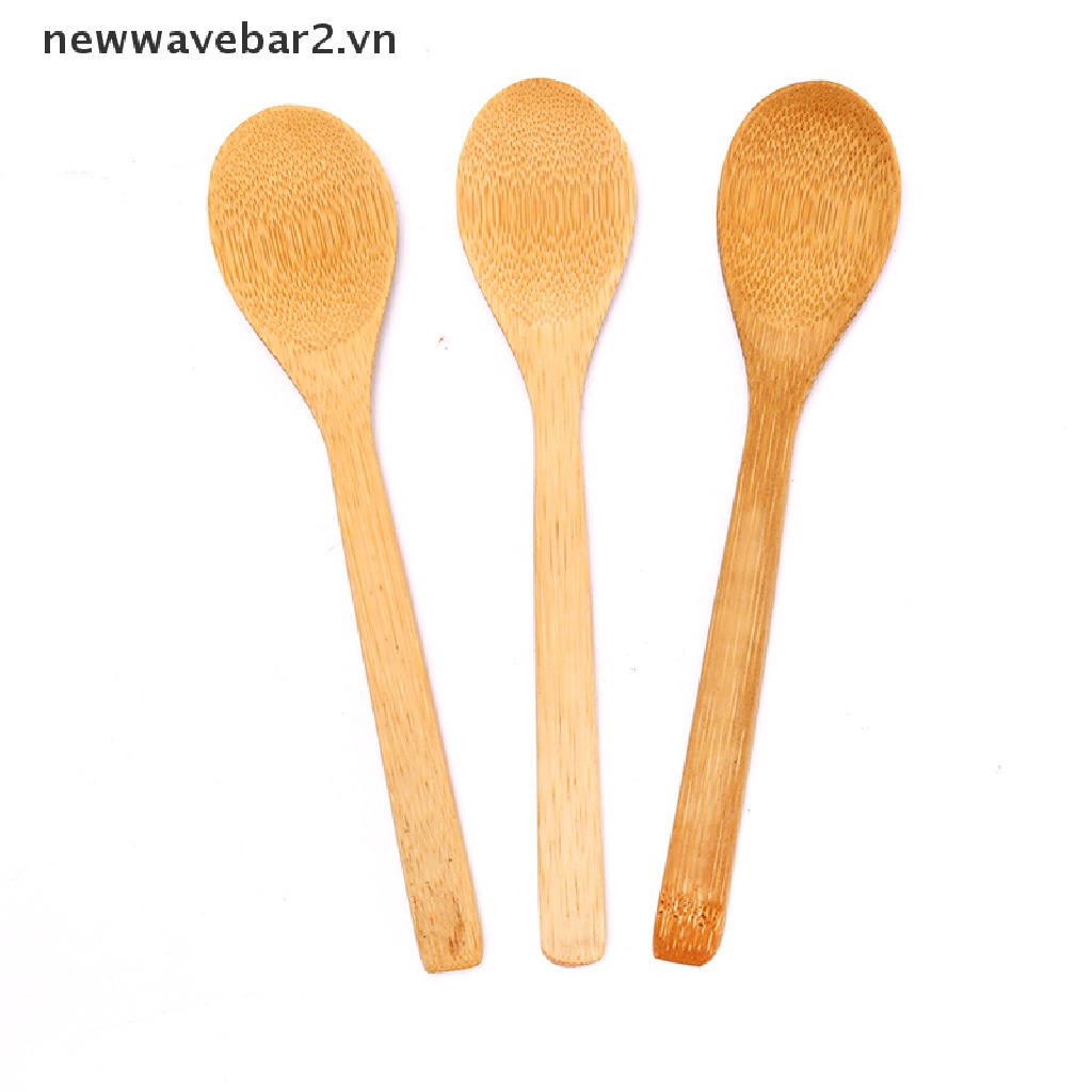 Set 2 Muỗng Tre Tròn Múc Cà Phê / Mứt Tiện Lợi