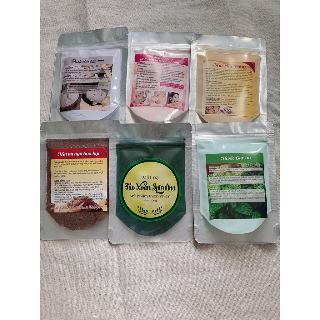 Bột đắp mặt nạ trắng da, mờ thâm thiên nhiên MNB03 | BigBuy360 - bigbuy360.vn