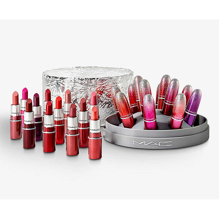 Tách set son mini MAC Cosmetics Frosted Firework Collection- Surefire Hit Mini Lipstick Vault