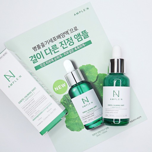 Tinh Chất Tế Bào Gốc Rau Má Phục Hồi Da Ample:N Centel Calming Shot Ampoule