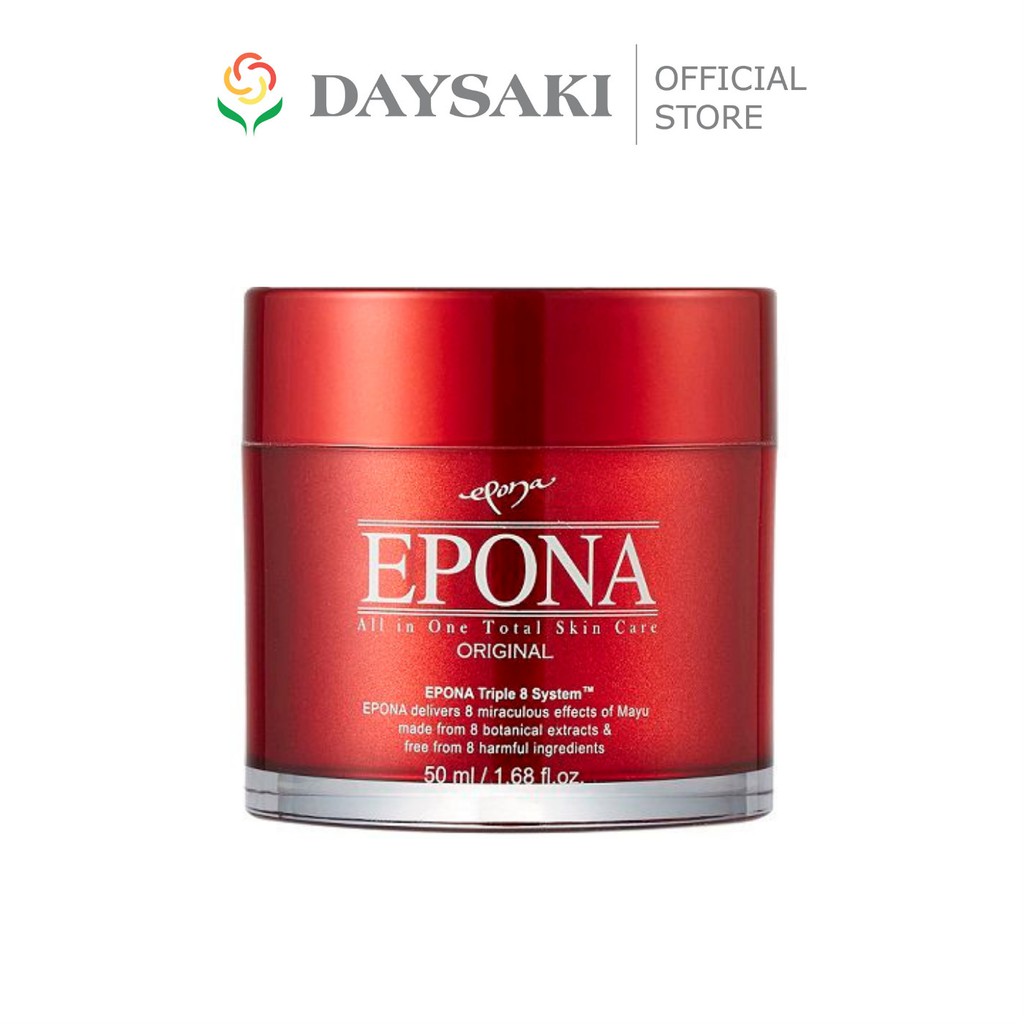 Epona Kem Dưỡng Từ Dầu Ngựa Dưỡng Sáng Da, Ngừa Lão Hóa All-In-One Total Skin Care Intensive 50ml
